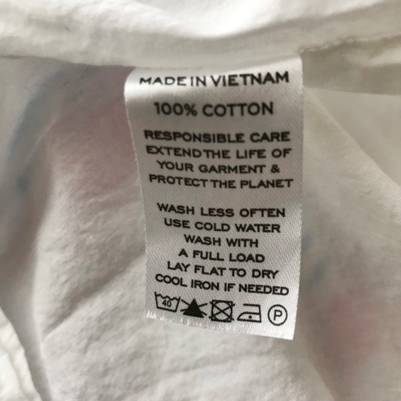 Hill House Smocked 100% Cotton Strapless Rainbow Stripe Midi Dress S A-Line - Picture 9 of 9